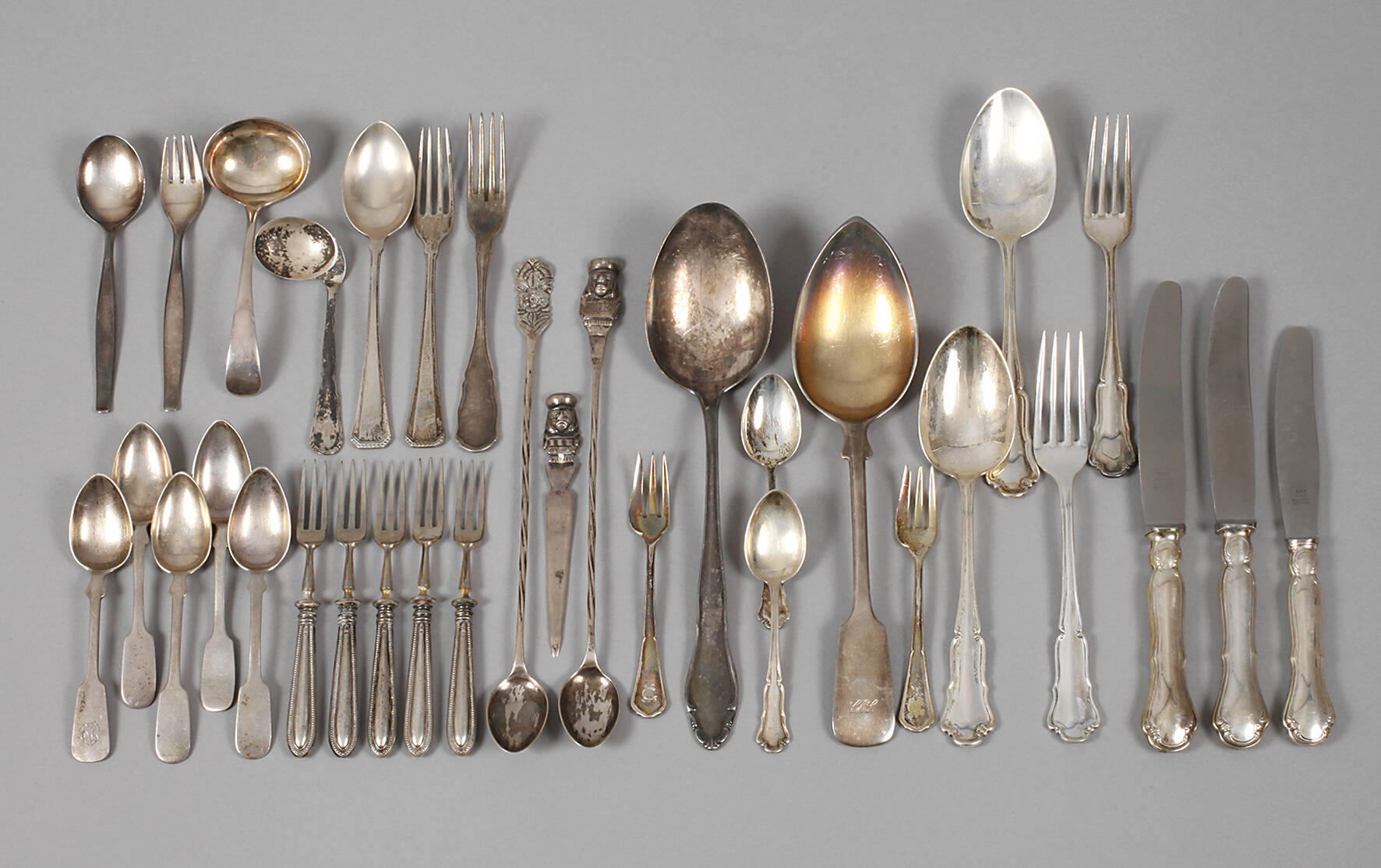 Konvolut 800er Silberbesteck