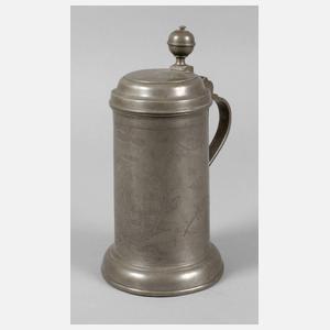 Gravierter sächsischer Walzenkrug