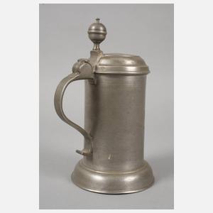 Gravierter sächsischer Walzenkrug