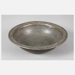 Gravierte Tischschale 1674