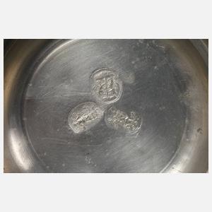 Drei Walzenkrüge Zinn