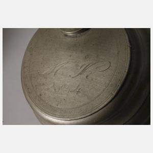 Zwei Walzenkrüge und eine "Egerländer Pitsche"