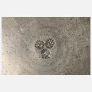 Große Zinnplatte 1725