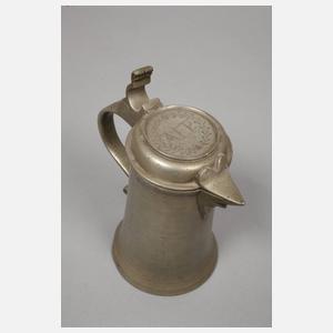 Drei Zinnkannen Biedermeier