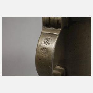 Drei Zinnkannen Biedermeier