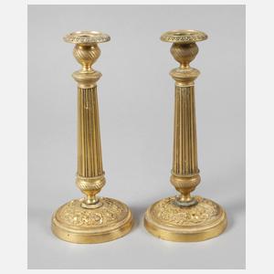 Paar Biedermeierleuchter