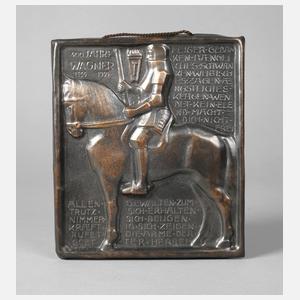 Daniel Greiner attr., Plakette 400 Jahre Wagner