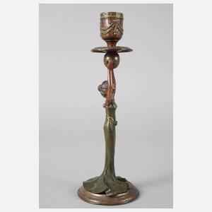 Francis Renaud, figürlicher Kerzenleuchter