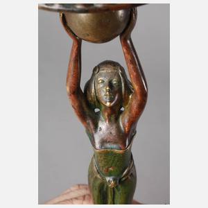 Francis Renaud, figürlicher Kerzenleuchter