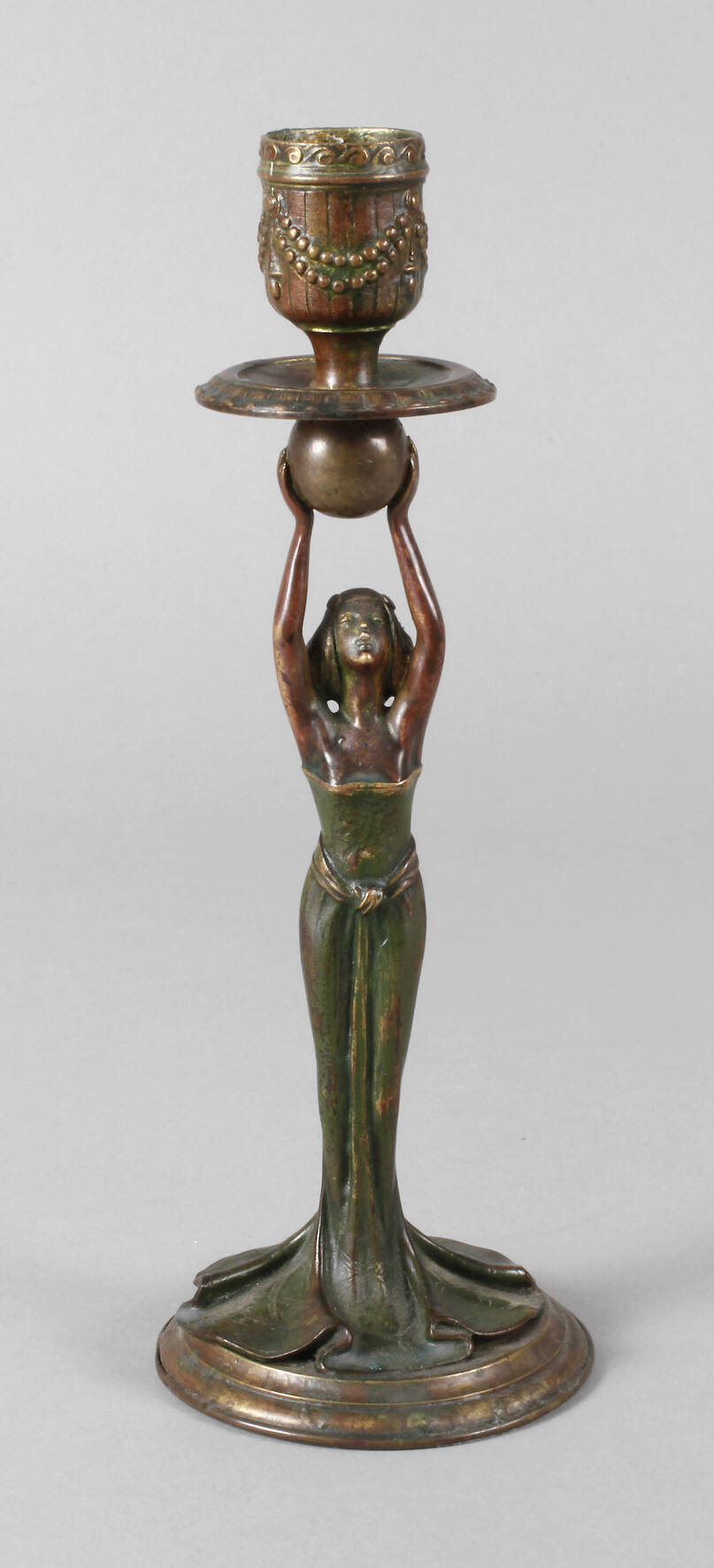 Francis Renaud, figürlicher Kerzenleuchter