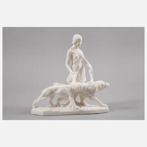 Drei Salzsteinskulpturen