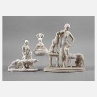 Drei Salzsteinskulpturen111