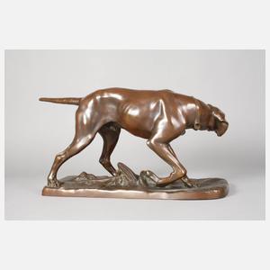 Wilhelm Zwick, witternder Jagdhund