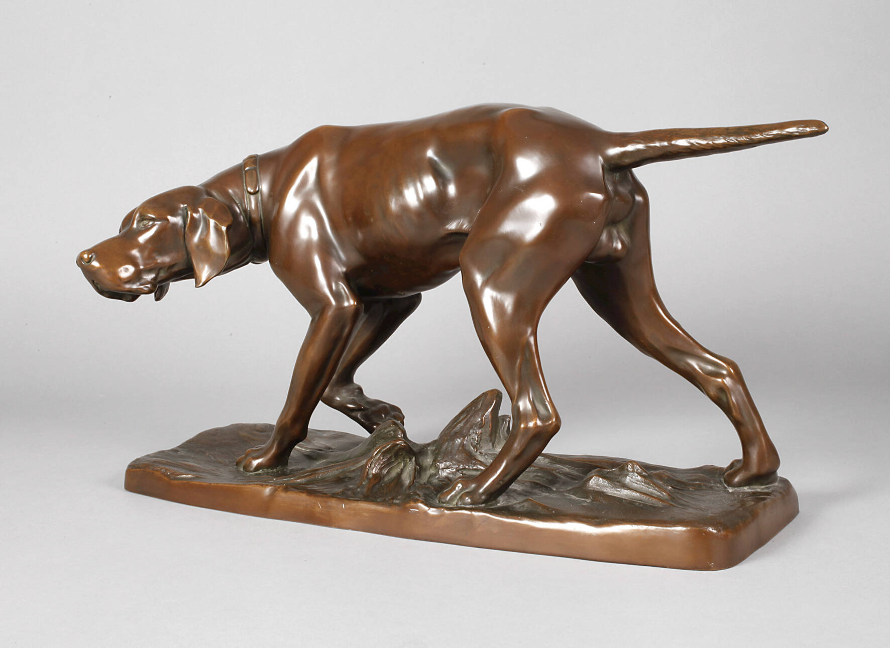 Wilhelm Zwick, witternder Jagdhund