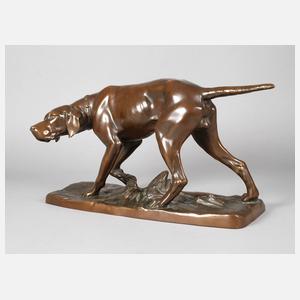 Wilhelm Zwick, witternder Jagdhund