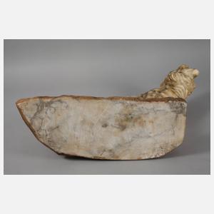 Großer brüllender Königstiger Alabaster