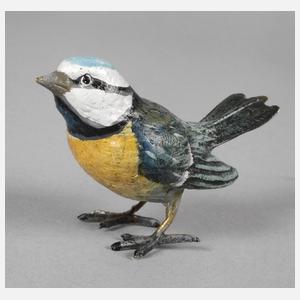 Wiener Bronze Blaumeise