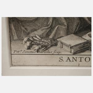Pietro Santi Bartoli, Antonius von Padua