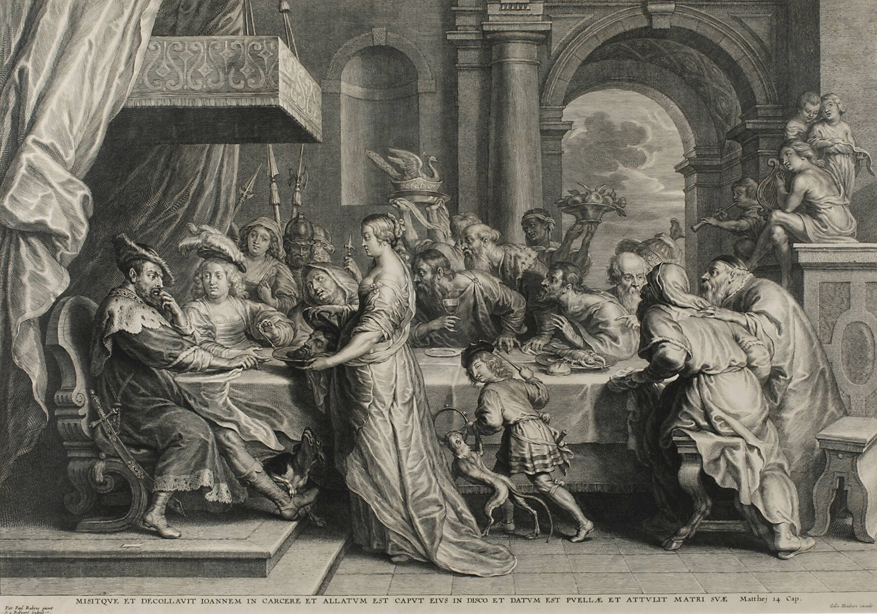 Schelte Adams Bolswert, Salome vor Herodes