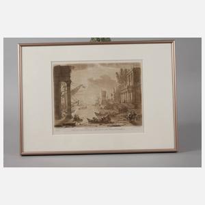 Richard Earlom, Vier Hafendarstellungen