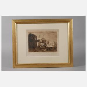 Richard Earlom, Vier Hafendarstellungen