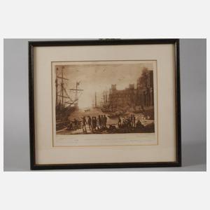 Richard Earlom, Vier Hafendarstellungen