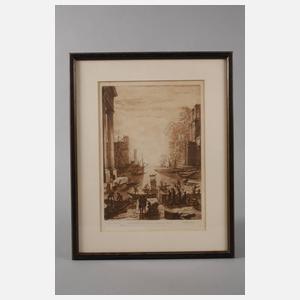 Richard Earlom, Vier Hafendarstellungen