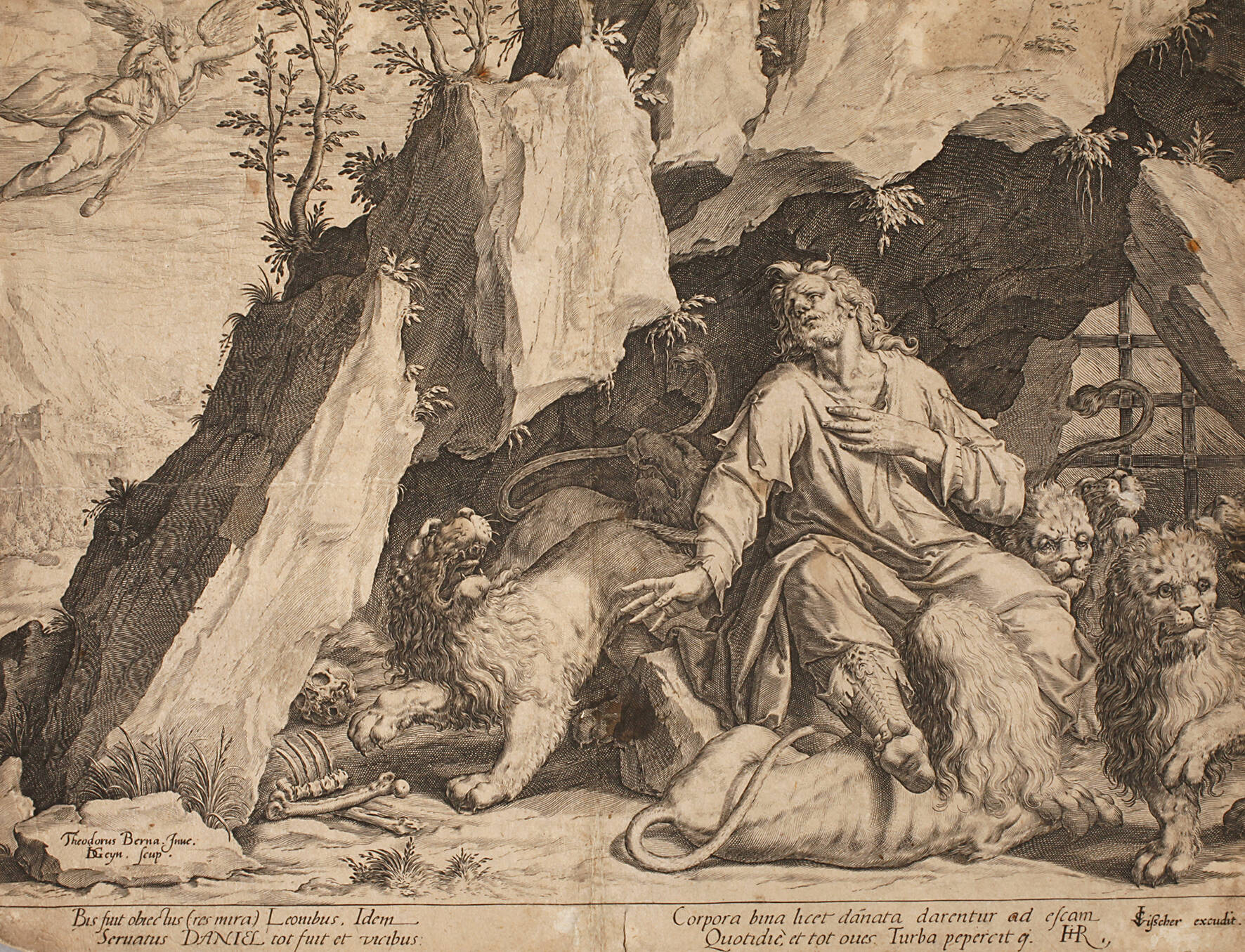Jacques de Gheyn II, Daniel in der Löwengrube