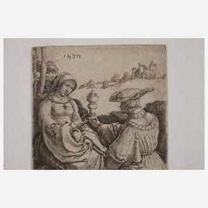 Lucas van Leyden, Edelmann und Dame