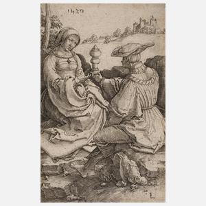 Lucas van Leyden, Edelmann und Dame