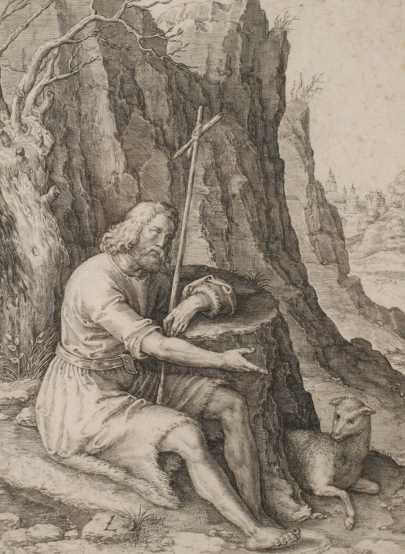 Jakob Matham, Jesus als guter Hirte