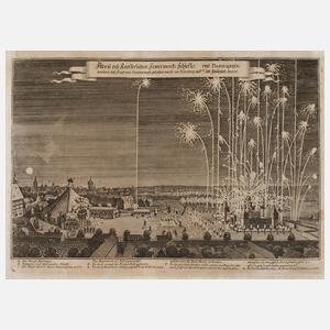 Matthäus Merian, Abriss des kaiserlichen Feuerwerks