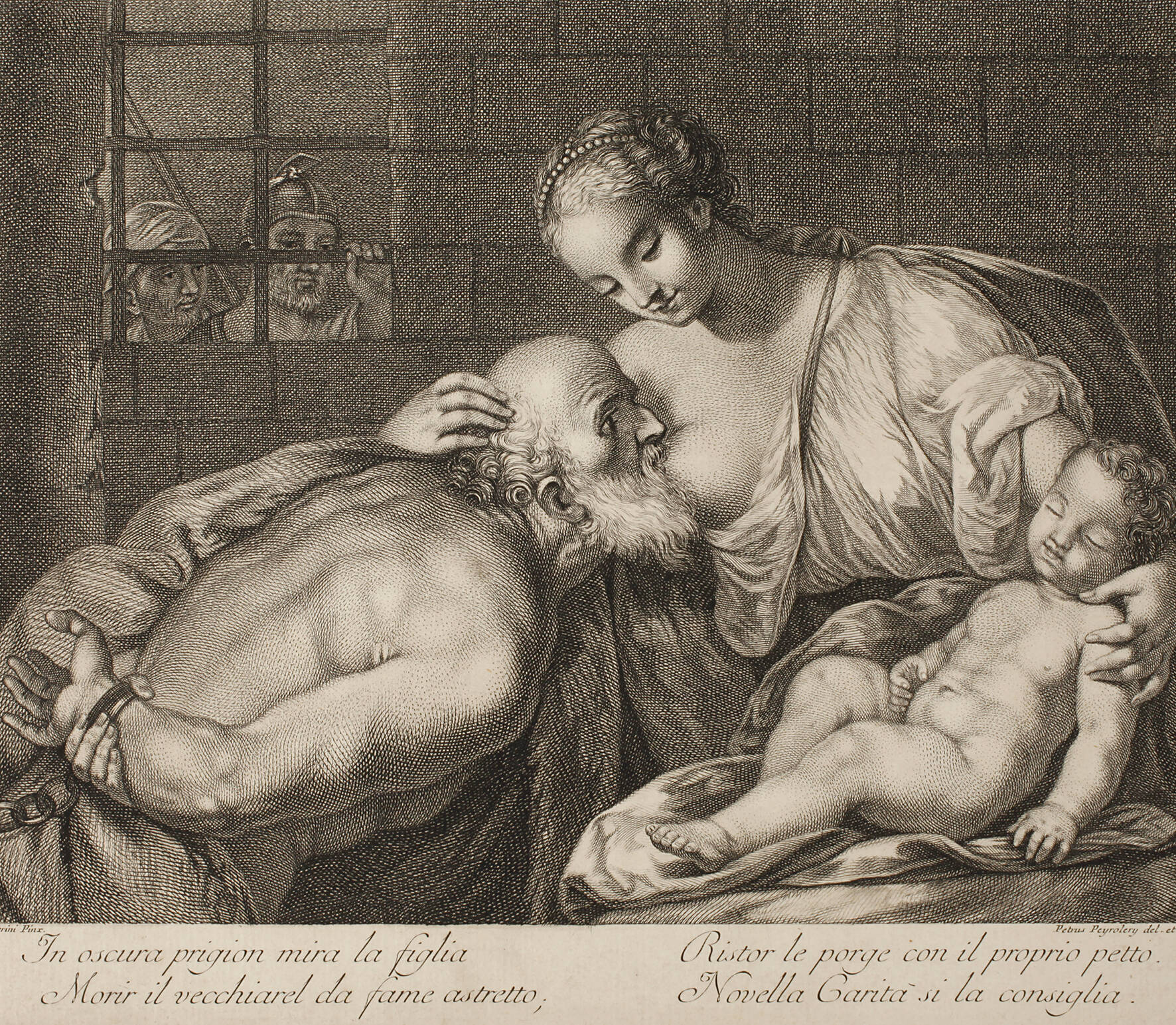 Pietro Peiroleri, Caritas