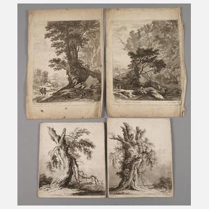 Konvolut Baumdarstellungen