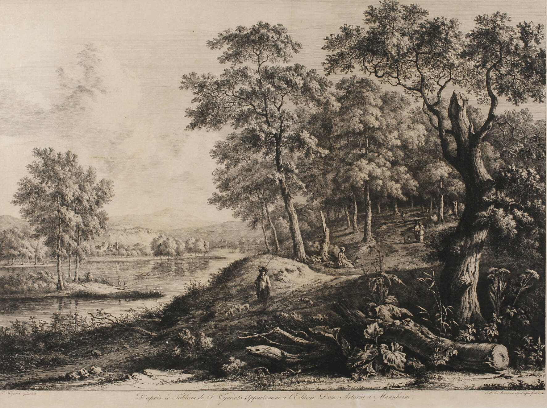 Jean Jacques de Boissieu, Flusslandschaft