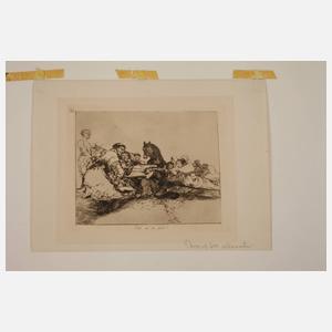 Francisco de Goya, Konvolut Radierungen