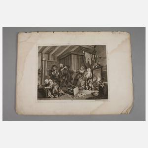 William Hogarth, Paar Radierungen