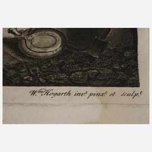 William Hogarth, Paar Radierungen