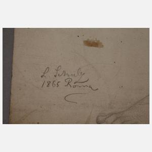 L. Schulz, Stehender Männerakt