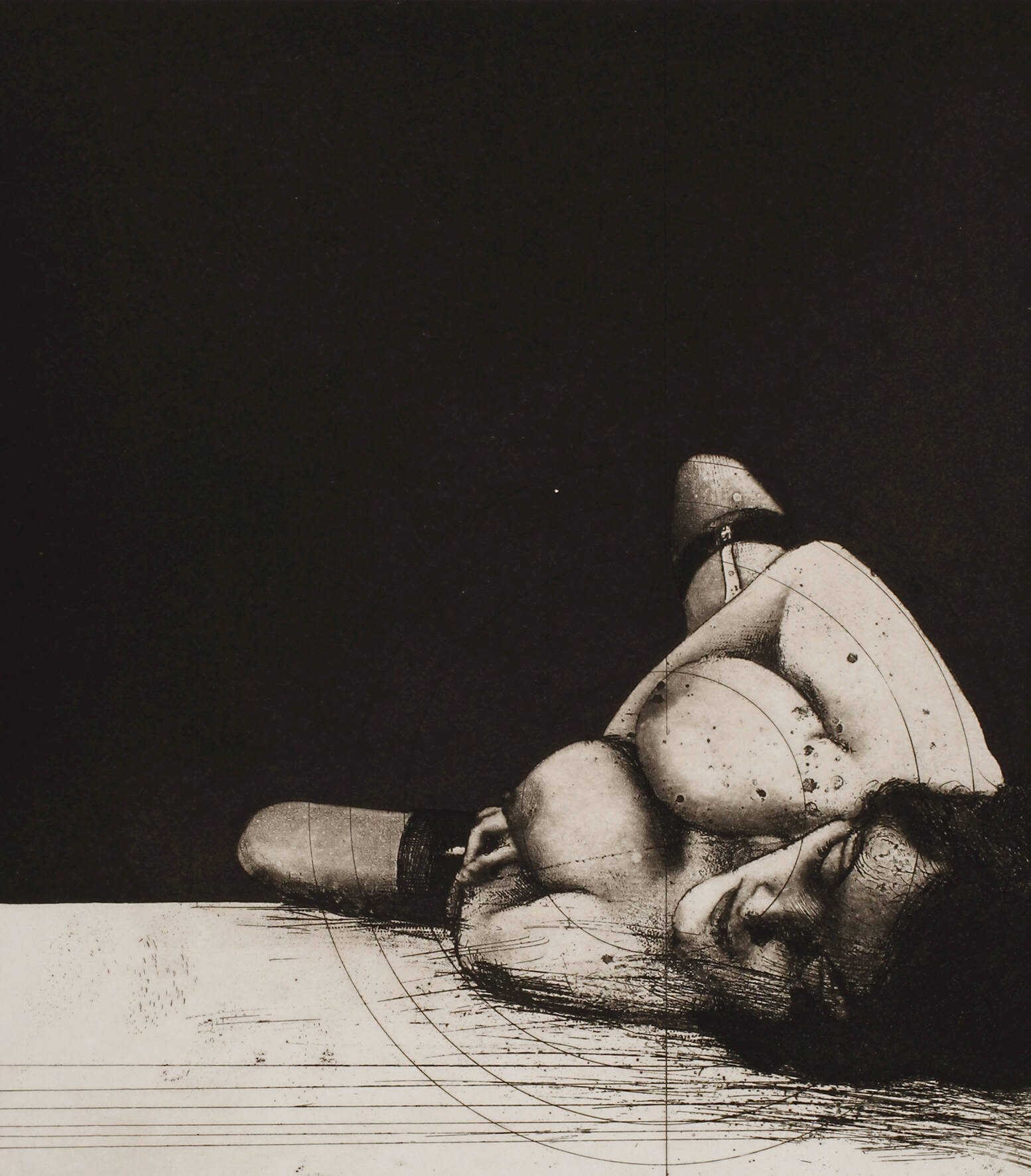 Klaus Böttger, "Liegender Akt"