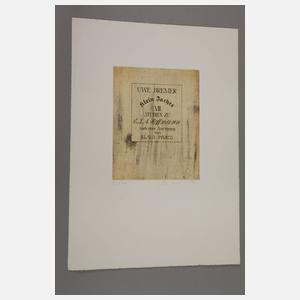 Uwe Bremer, zu E. T. A. Hoffmann "Klein Zaches"