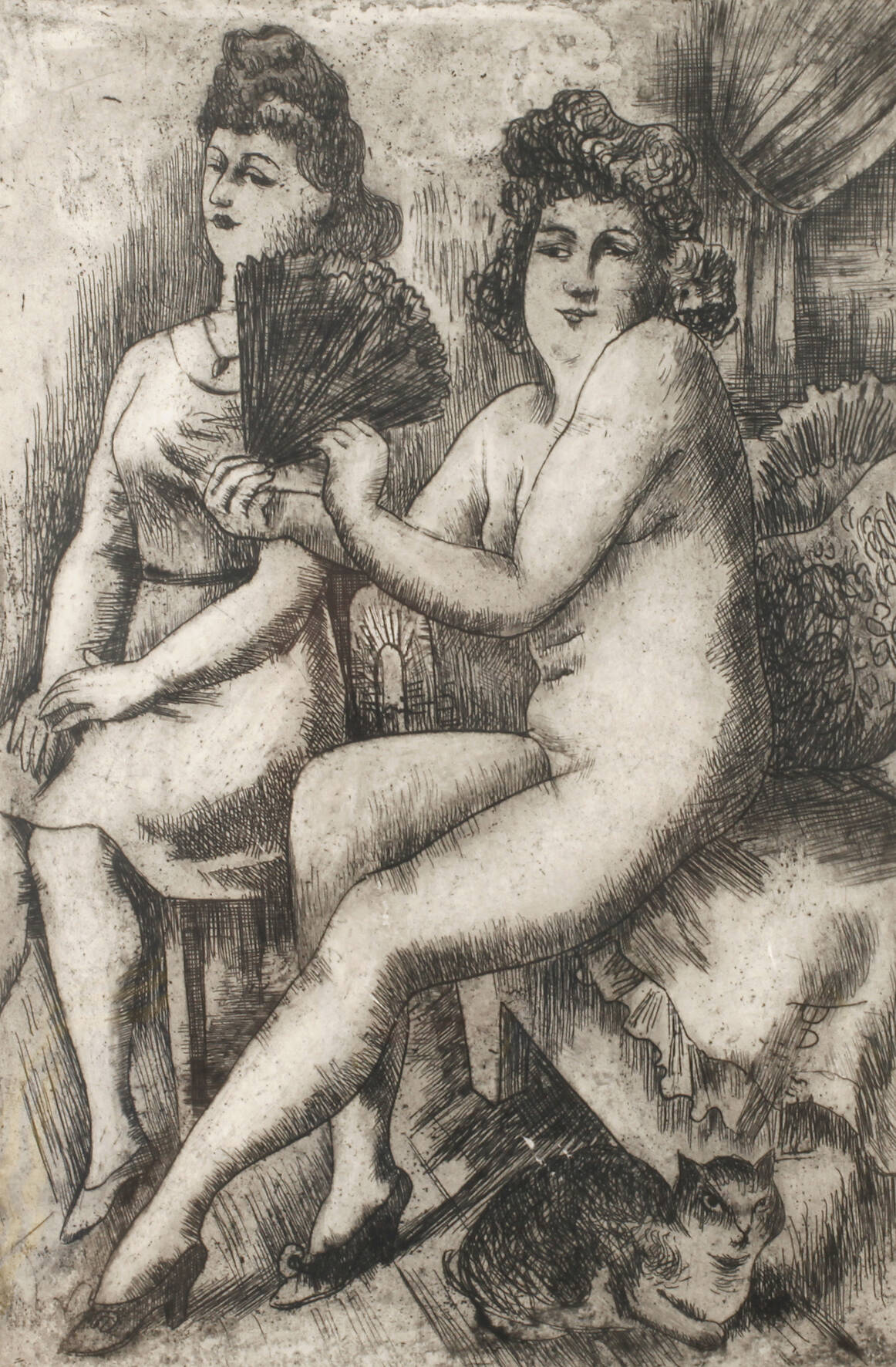 August Wilhelm Dressler, "Kokette"