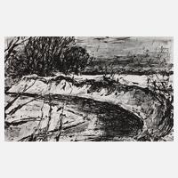 Prof. Hans Fronius, "Fluß im Winter"111