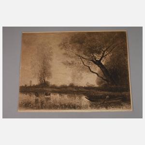 Lucien Gautier, Am Weiher