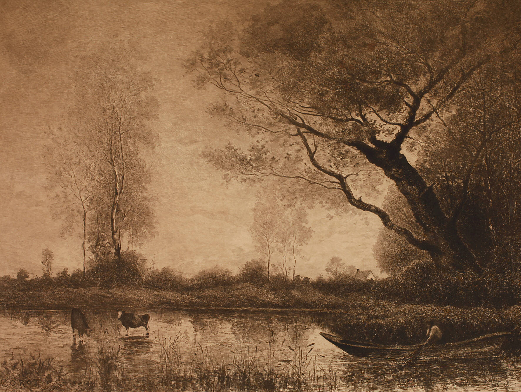 Lucien Gautier, Am Weiher