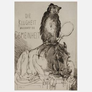 Prof. Ernst Moritz Geyger, "Die Klugheit …"