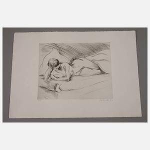 Helmut Goettl, Liegender Akt