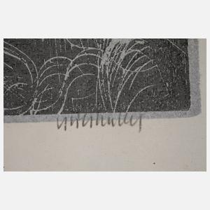 Prof. HAP Grieshaber, "Epitaph für Allende"