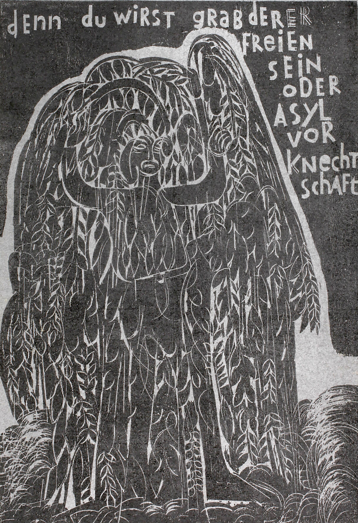 Prof. HAP Grieshaber, "Epitaph für Allende"