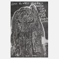 Prof. HAP Grieshaber, "Epitaph für Allende"111